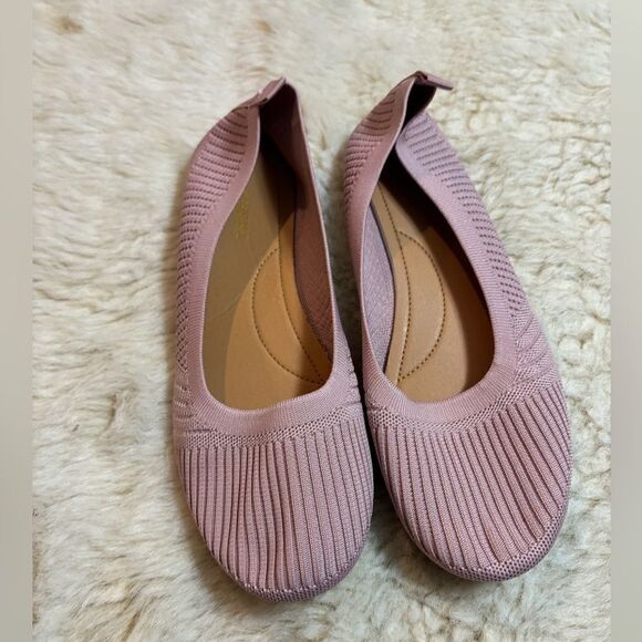 Amazon Pink Knit Ballet Flats size 42/10 - Picture 5 of 6